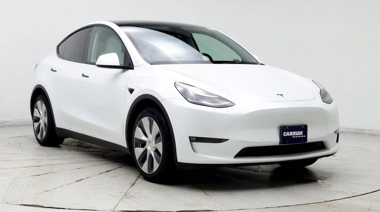 TESLA MODEL Y 2021 5YJYGDEE9MF195744 image